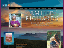 Tablet Screenshot of emilierichards.com